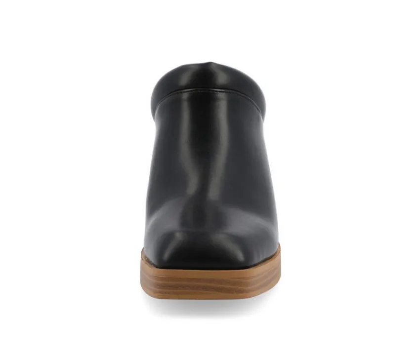 Women's Izara Block Heel Platform Clogs|Journee Collection Outlet