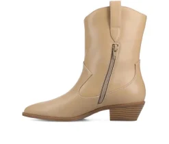 Women's Fritzie Western Boots|Journee Collection Clearance