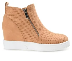 Women's Pennelope Wedge Sneakers|Journee Collection Sale