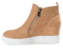 Women's Pennelope Wedge Sneakers|Journee Collection Sale