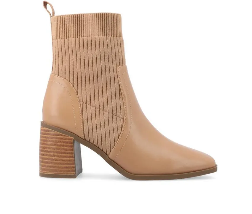 Women's Harlowe Block Heel Booties|Journee Collection Hot