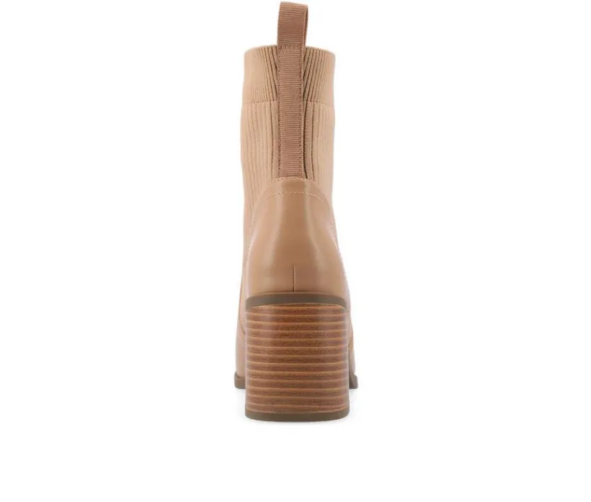 Women's Harlowe Block Heel Booties|Journee Collection Hot