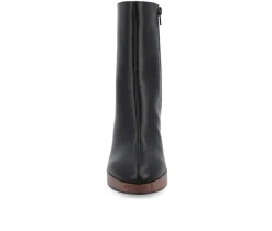 Women's Romer Block Heeled Platform Booties|Journee Collection New
