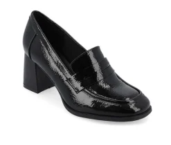 Journee Collection Loafers & Oxfords>Women's Malleah Block Heel Loafers