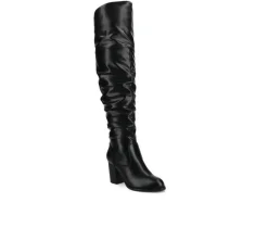 Journee Collection Wide Calf|Dress>Women's Kaison Wide Calf Over-The-Knee Boots