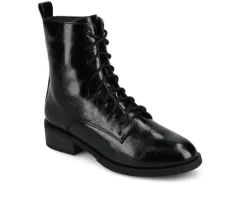 Journee Collection Lace Up>Women's Vienna Lace-Up Boots