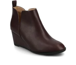 Journee Collection Dress>Women's Mylee Wedge Booties