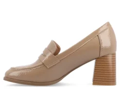 Women's Malleah Block Heel Loafers|Journee Collection Outlet