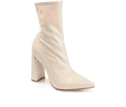 Women's Veralee Heeled Booties|Journee Collection Clearance