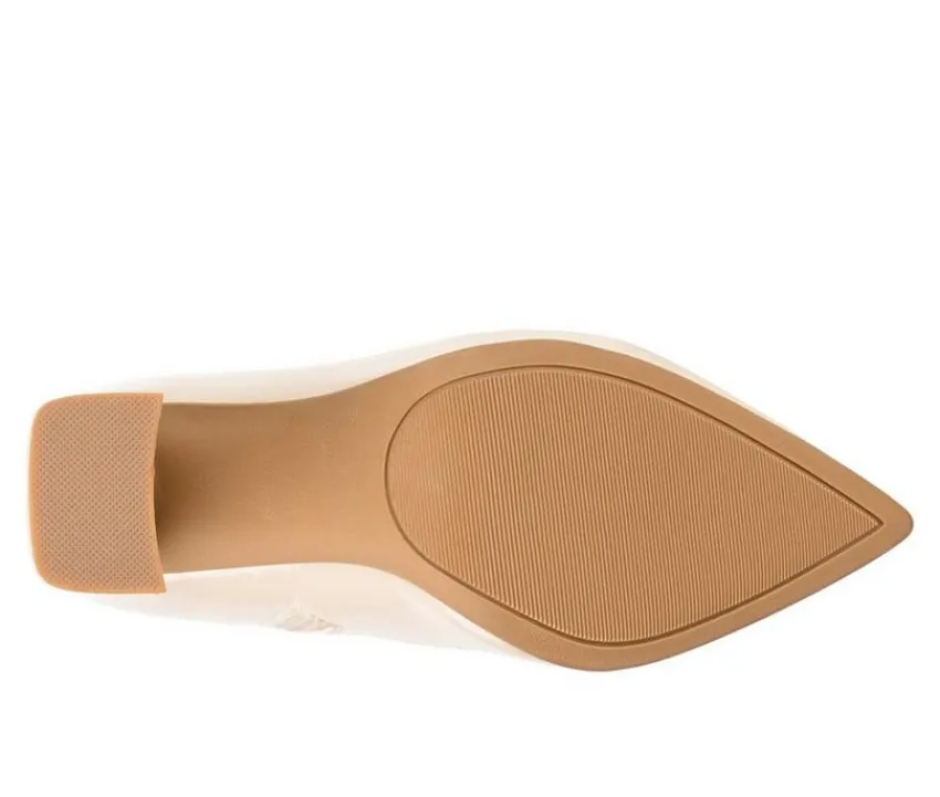 Women's Veralee Heeled Booties|Journee Collection Clearance
