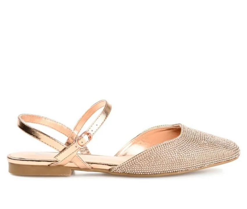 Women's Nysha Special Occasion Flats|Journee Collection Best