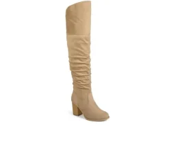 Women's Kaison Wide Calf Over-The-Knee Boots|Journee Collection Outlet