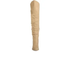 Women's Kaison Wide Calf Over-The-Knee Boots|Journee Collection Outlet