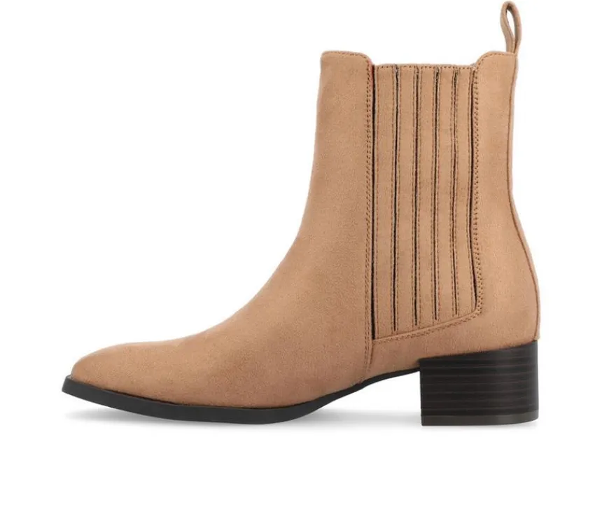 Women's Wrenley Block Heel Booties|Journee Collection New