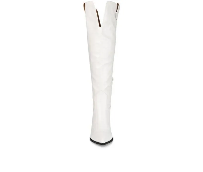 Journee Collection Dress|Cowboy & Western>Women's Therese Over-The-Knee Boots