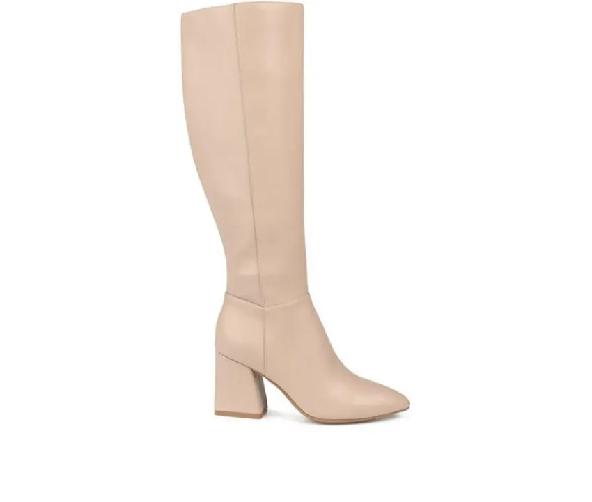 Women's Landree Knee High Boots|Journee Collection Clearance