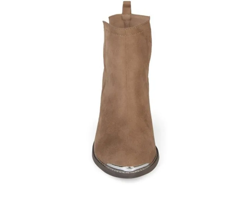 Journee Collection Cowboy & Western>Women's Issla Side Slit Booties