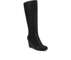 Women's Langly Wide Calf Knee High Boots|Journee Collection Clearance
