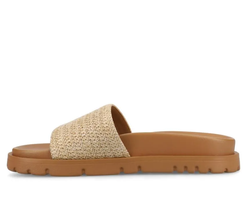 Journee Collection Sandals>Women's Starr Footbed Sandals
