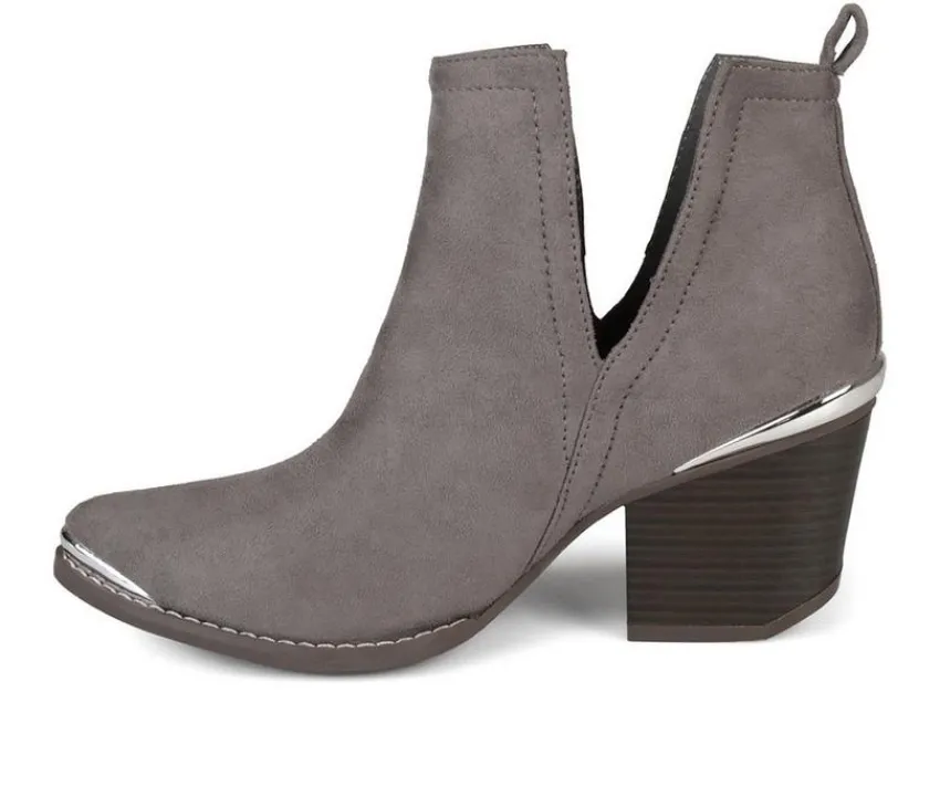 Journee Collection Cowboy & Western>Women's Issla Side Slit Booties