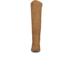 Women's Langly Wedge Knee High Boots|Journee Collection Clearance