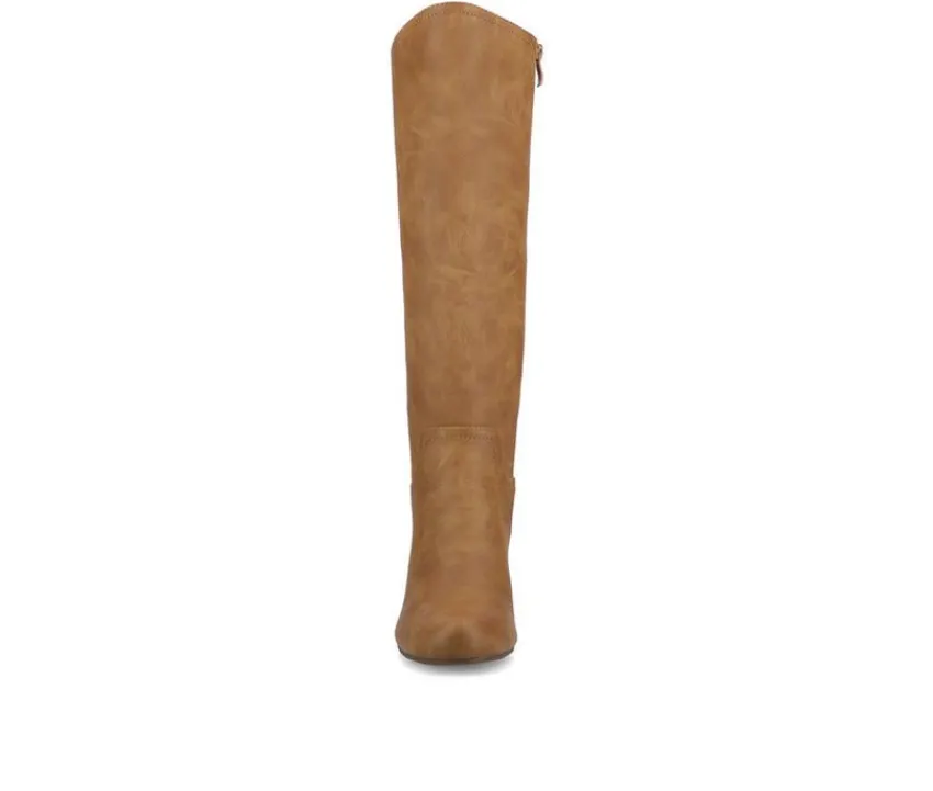Women's Langly Wedge Knee High Boots|Journee Collection Clearance