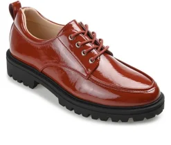 Women's Zina Lugged Oxfords|Journee Collection Outlet