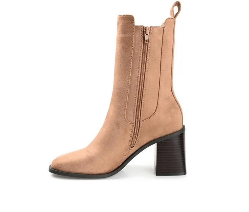 Journee Collection Dress|Chelsea>Women's Kaydia Mid Calf Chelsea Boots