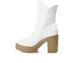 Women's Jaquie Block Heel Platform Booties|Journee Collection Hot
