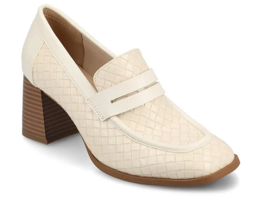 Women's Malleah Block Heel Loafers|Journee Collection Online