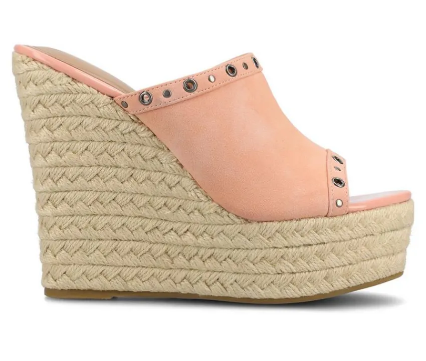 Journee Collection Sandals>Women's Yari Wedges