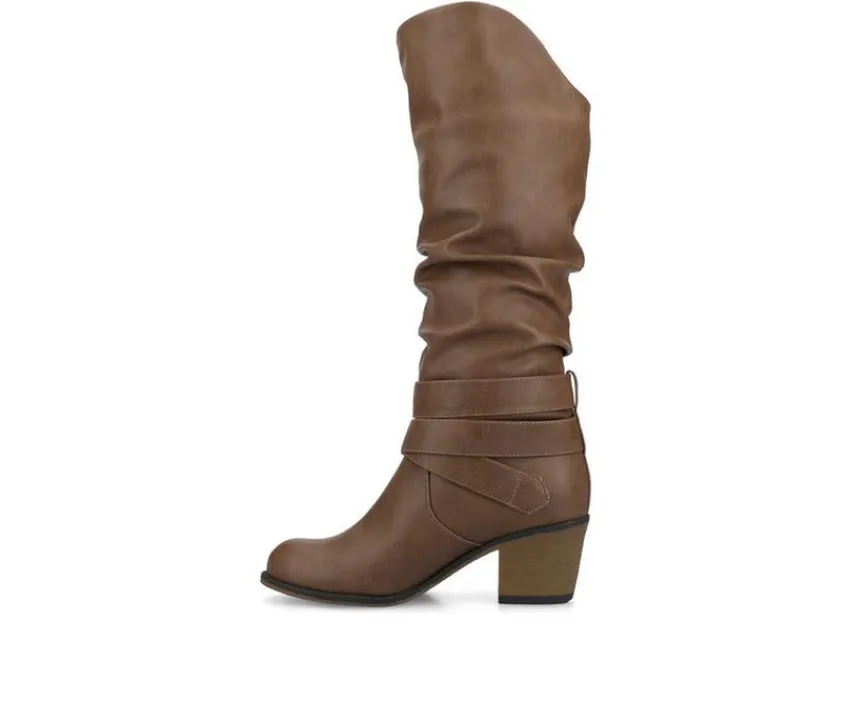 Journee Collection Wide Calf|Moto>Women's Late Wide Calf Knee High Boots