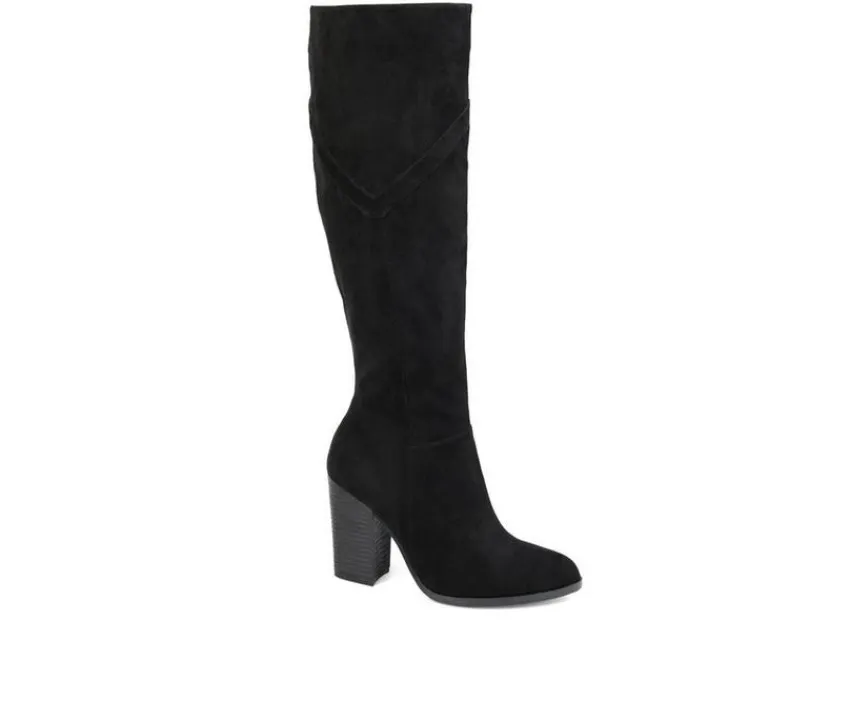 Women's Kyllie Wide Calf Knee High Boots|Journee Collection Clearance