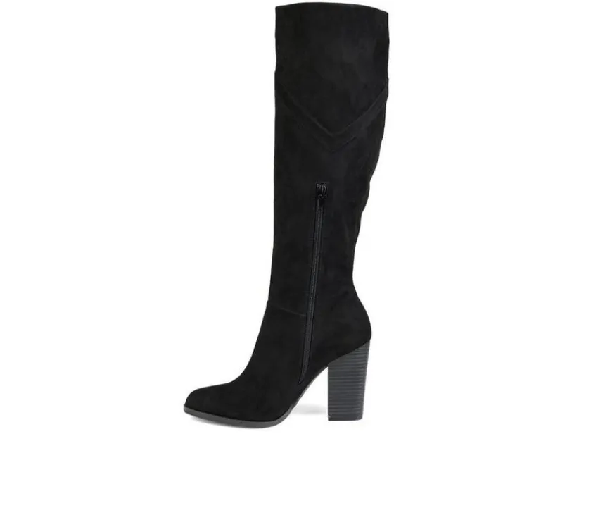Women's Kyllie Wide Calf Knee High Boots|Journee Collection Clearance