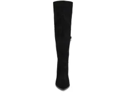 Women's Kyllie Wide Calf Knee High Boots|Journee Collection Clearance