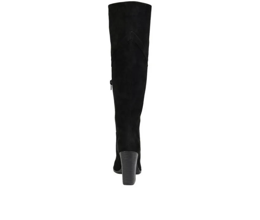 Women's Kyllie Wide Calf Knee High Boots|Journee Collection Clearance