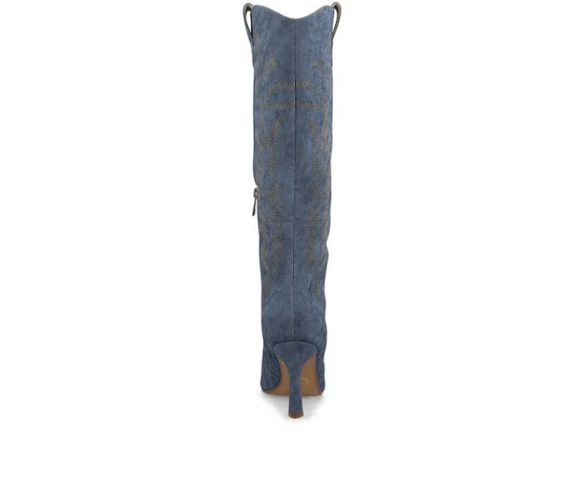 Journee Collection Cowboy & Western|Boots & Booties>Women's Laramie Knee High Boots