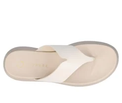 Women's Carah Platform Flip-Flops|Journee Collection Outlet