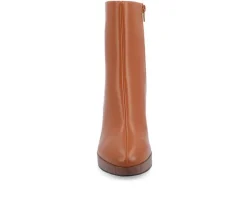 Women's Romer Block Heeled Platform Booties|Journee Collection Hot