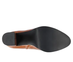 Women's Romer Block Heeled Platform Booties|Journee Collection Hot