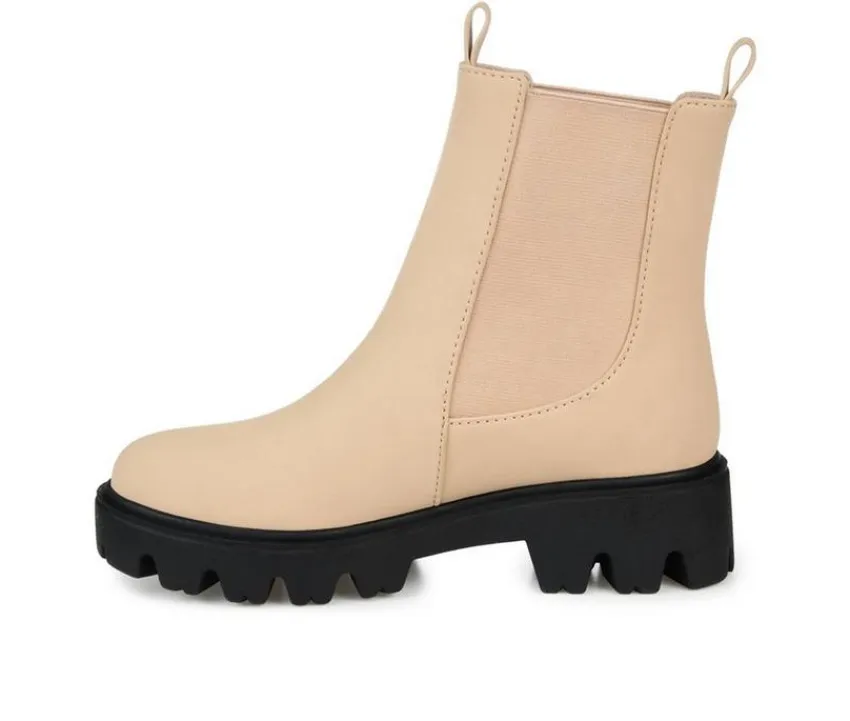 Women's Ivette Lugged Chelsea Boots|Journee Collection New