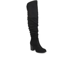 Journee Collection Dress|Wide Calf>Women's Kaison Extra Wide Calf Over-The-Knee Boots