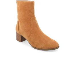 Women's Hayven Block Heel Booties|Journee Collection Outlet