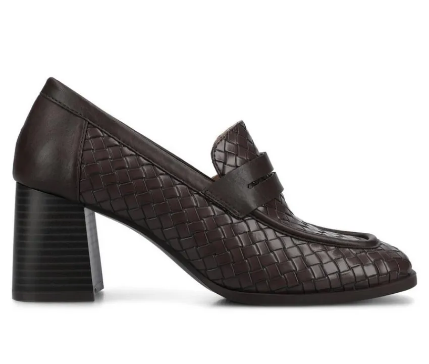 Journee Collection Loafers & Oxfords>Women's Malleah Block Heel Loafers