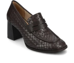 Journee Collection Loafers & Oxfords>Women's Malleah Block Heel Loafers