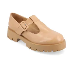 Journee Collection Loafers & Oxfords>Women's Suvi Chunky T-Strap Mary Janes