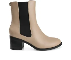 Journee Collection Dress|Chelsea>Women's Tayshia Block Heel Chelsea Booties