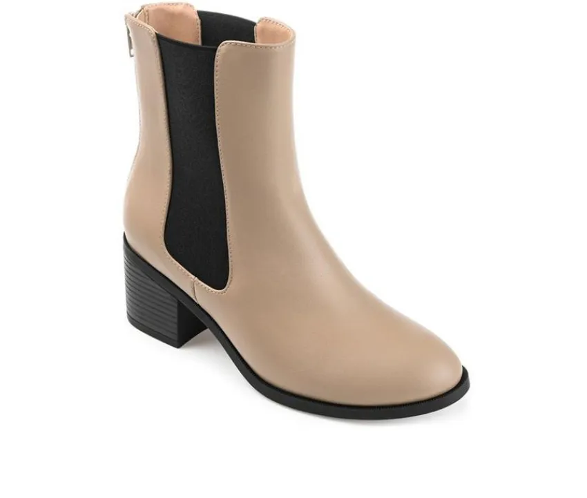 Journee Collection Dress|Chelsea>Women's Tayshia Block Heel Chelsea Booties