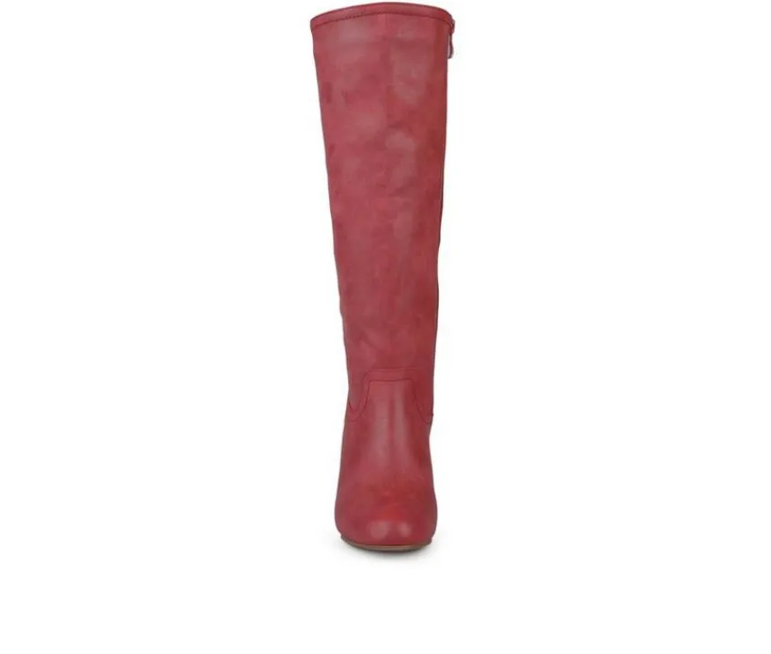 Journee Collection Tall>Women's Langly Wedge Knee High Boots