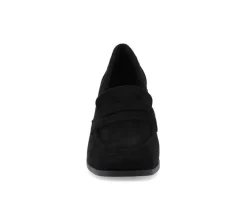 Women's Malleah Block Heel Loafers|Journee Collection Discount
